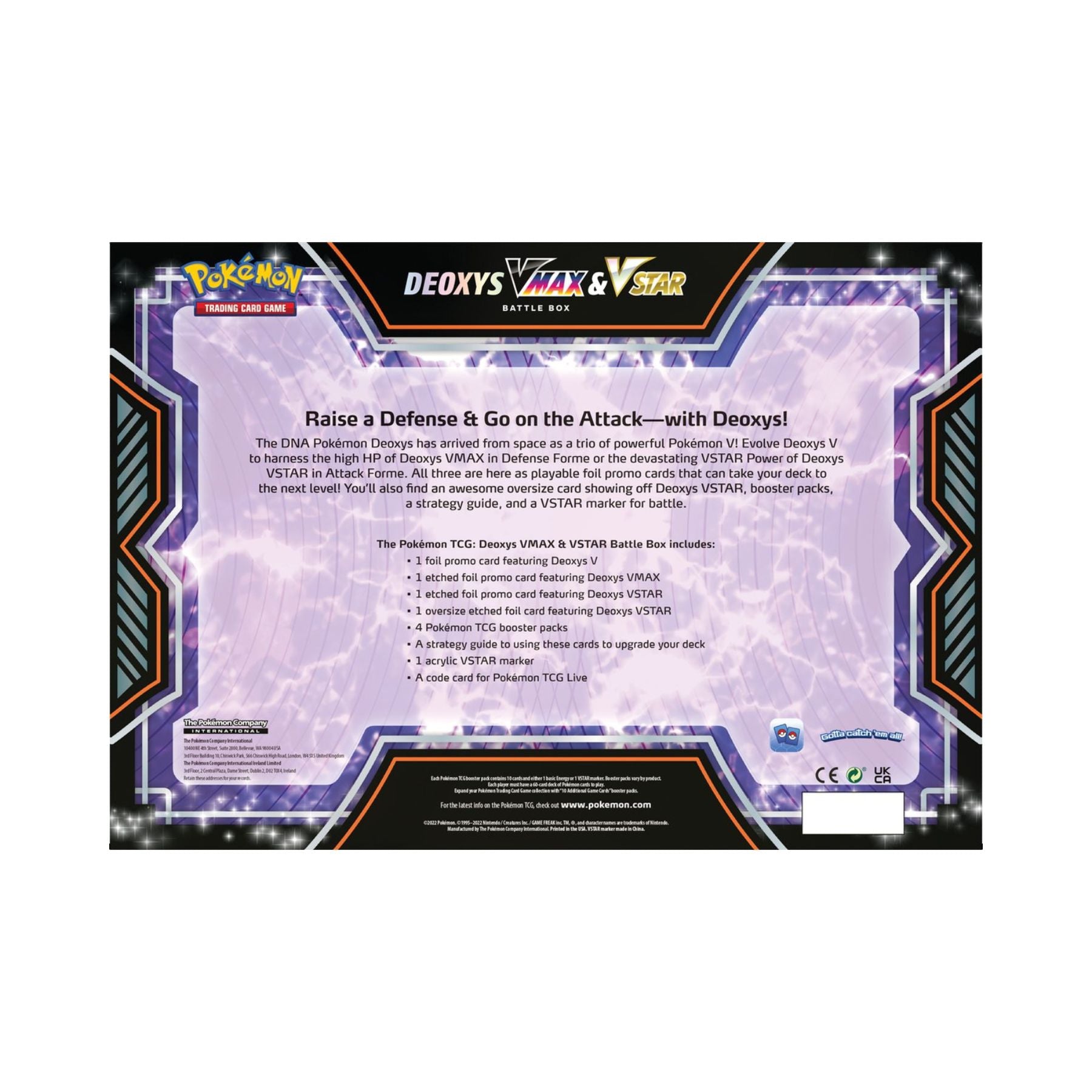 Pokemon - Deoxys VSTAR & VMAX - Battle Box